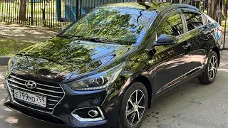 Hyundai Solaris 2018 1.6AT.  24 тыс км. Продан!