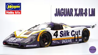 JAGUAR XJR-8 LM - HASEGAWA - ENDURANCE RACE CAR - MODEL KIT HASEGAWA - 1/24 - RACE CAR.