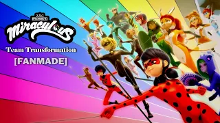 Miraculous Team Transformation [FANMADE SCENE] (S5 Finale)