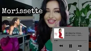 Music student reacts to @MorissettePH  All i want for christmas is you