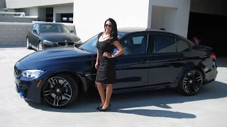 NEW BMW M3 Tanzanite Blue Metallic / Exhaust Sound / 19" Black M Wheels / Review