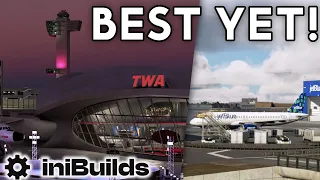 NEW IniBuilds New York JFK! | Before & After! | One of the best!