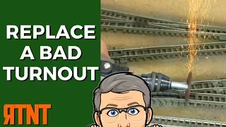 How to Replace a Bad Turnout on Your Model Railroad Layout