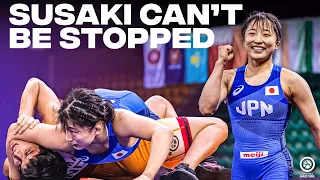 Round 4 WW - 50 kg: S. SEEMA (IND) v. Y. SUSAKI (JPN)