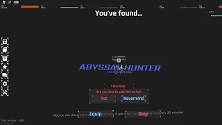 GETTING ABYSAL HUNTER IN SOLS RNG AT 74K SPINS