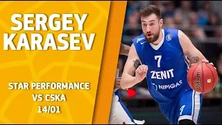 Star Performance. Sergey Karasev vs CSKA – 23 pts, 7 reb!