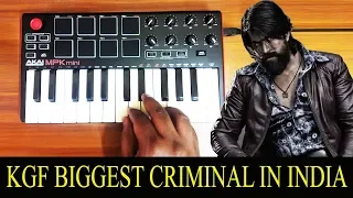 KGF - Biggest Criminal In India | Mass Bgm By Raj Bharath | Yash Ravi | Basrur