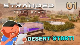 Stranded: Alien Dawn S2 01 | "Always start with really dumb choices, it's fun!" | Sci Fi Colony Sim!