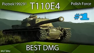 Best DMG Making Tanks #1: T110E4 Mastery 6700 Dmg - World Of Tanks Blitz Gameplay