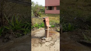 Snake caught in handpump.. 🐍🐍