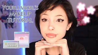 yourluvrgrl’s everyday makeup tutorial ! | dolly/egirl/softgoth/alt