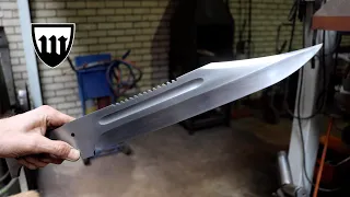 Forging a 80s Rambo knife, part 2,  heat treatment.