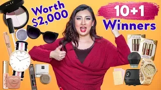 GIVEAWAY - $ 2.000 Makeup & Hudpleje - ONE MILLION Abonnenter !! (10 + 1 vindere)