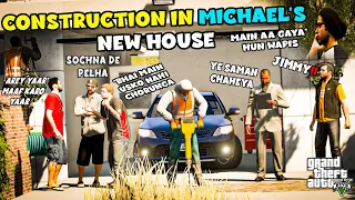 Construction In Micheal's House | Toyota Corolla 2013 | NB - Ep #04 | Real life mod | GTA 5 Pakistan