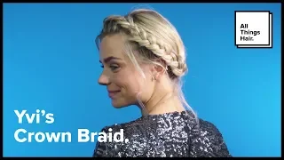 Crown Braid for Short Hair | Tutorial