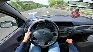 🔥 Renault Mégane 1 1.9D 65 2000 POV Driving HD 4K (Code F8Q) Conduite de la mule / ميقان  سمبل