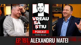 ALEXANDRU MATEI: "Au schimbat primele în RON. 3.000 RON, nu 3.000 EURO!" | VREAU SĂ ȘTIU Ep 191