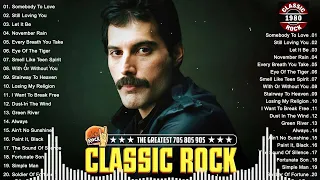 Classic Rock 80s 90s | Queen, Scorpions, Bon Jovi, The Beatles | Best Classic Rock Songs All Time