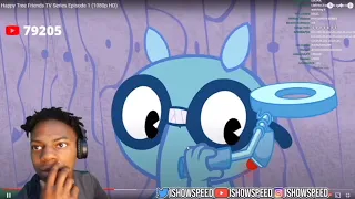 ishowspeed watches happy tree friends for the first time