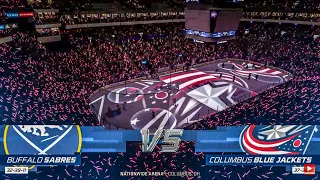 Buffalo Sabres vs Columbus Blue Jackets 12/7/2022 NHL 23 Gameplay