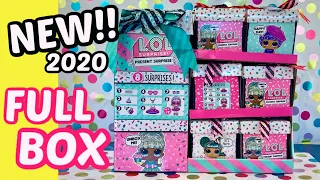 LOL Surprise UNBOXING PRESENT SURPRISE dolls + OPENING A FULL BOX!!!!  BRAND NEW 2020 + WEIGHT HACK