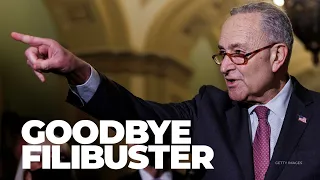 Manchin weary as Schumer says Senate will vote on filibuster change