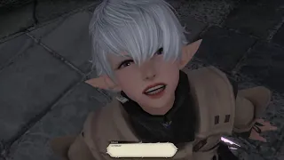 FFXIV - Estinien + Alisaie - ( - Funny bits - )