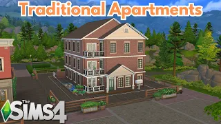 Building An Entire Apartment Building in The Sims 4