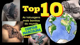 TOP 10 - Tatuagens de Águia nas costas mais lindas do mundo