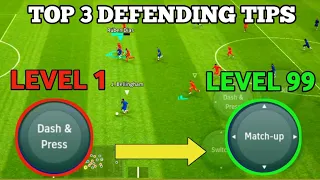 Top 3 DEFENSIVE Tips To UNBREAKABLE DEFENDING in efootball 2023 mobile | Pro Defending Tips
