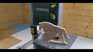 PARSIDE Bandsaw PBS 350 A1 (Scheppach HBS20) Unboxing and Testing