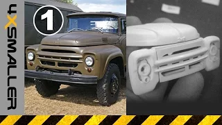 Scratchbuilt Model of ZIL-130 Soviet Military Truck in 1/35 Scale (Part 01) - Bonnet & Front (SBS)