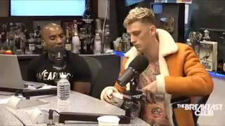 Machine Gun Kelly explaining the Eminem beef with The Breakfast Club!!