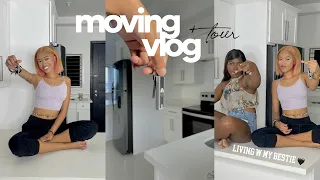 move in w me + new empty apartment tour