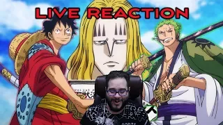 REUNION! HAWKINS ARRIVES! - ONE PIECE EPISODE 897 LIVE REACTION ワンピース