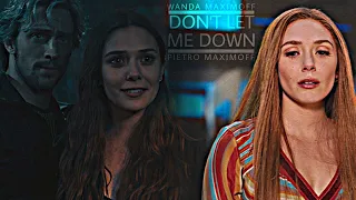 Wanda & Pietro Maximoff || Don't Let Me Down