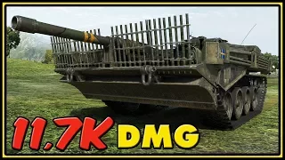 Strv 103B - 11,7K Damage - World of Tanks Gameplay