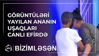 2 oğlu canlı efirdə anasından imtina etdi / Bizimləsən