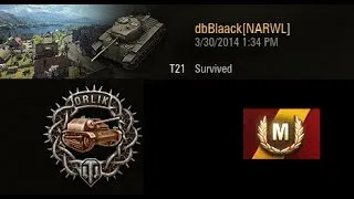 World Of Tanks - Cinematic T21 Orlik's Medal and Mastery