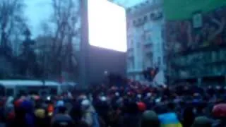 Євромайдан ...Заворушення на Грушевській ....Напад на Беркут 19.01.2014