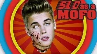 Justin Bieber hits the Blender - Slow-As-A-MoFo Sho!