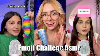 ASMR Tiktok 🤔🍣🍖👀 Emoji Challenge ASMR compilation #10