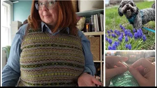 Mid April, 2024: Sewing, Stitching, Quilting, Knitting, and Reading