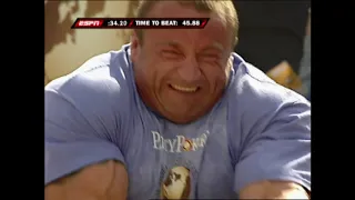 A Hefty 660 Pound Boat Pull | 2009 World's Strongest Man