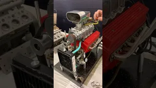 Mini V8 supercharged engine #shorts #viral #miniature