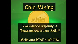 Chia Mining "продлеваем жизнь SSD за счет изменения корзины - Миф или Реальность?! "