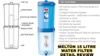 Milton Pure N Sleek 15 Non Insulated Water Filter 15 Litres Unboxing & Review | best water filter