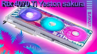 Test Rtx 4070 Ti Yeston sakura Sugar / Cyberpunk  / Benchmarks /