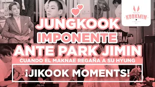 JIKOOK - JUNGKOOK IMPONENTE ANTE JIMIN | JungKook scolding Jimin (Cecilia Kookmin)