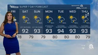 WPTV First Alert Weather forecast, morning of Aug. 4, 2023